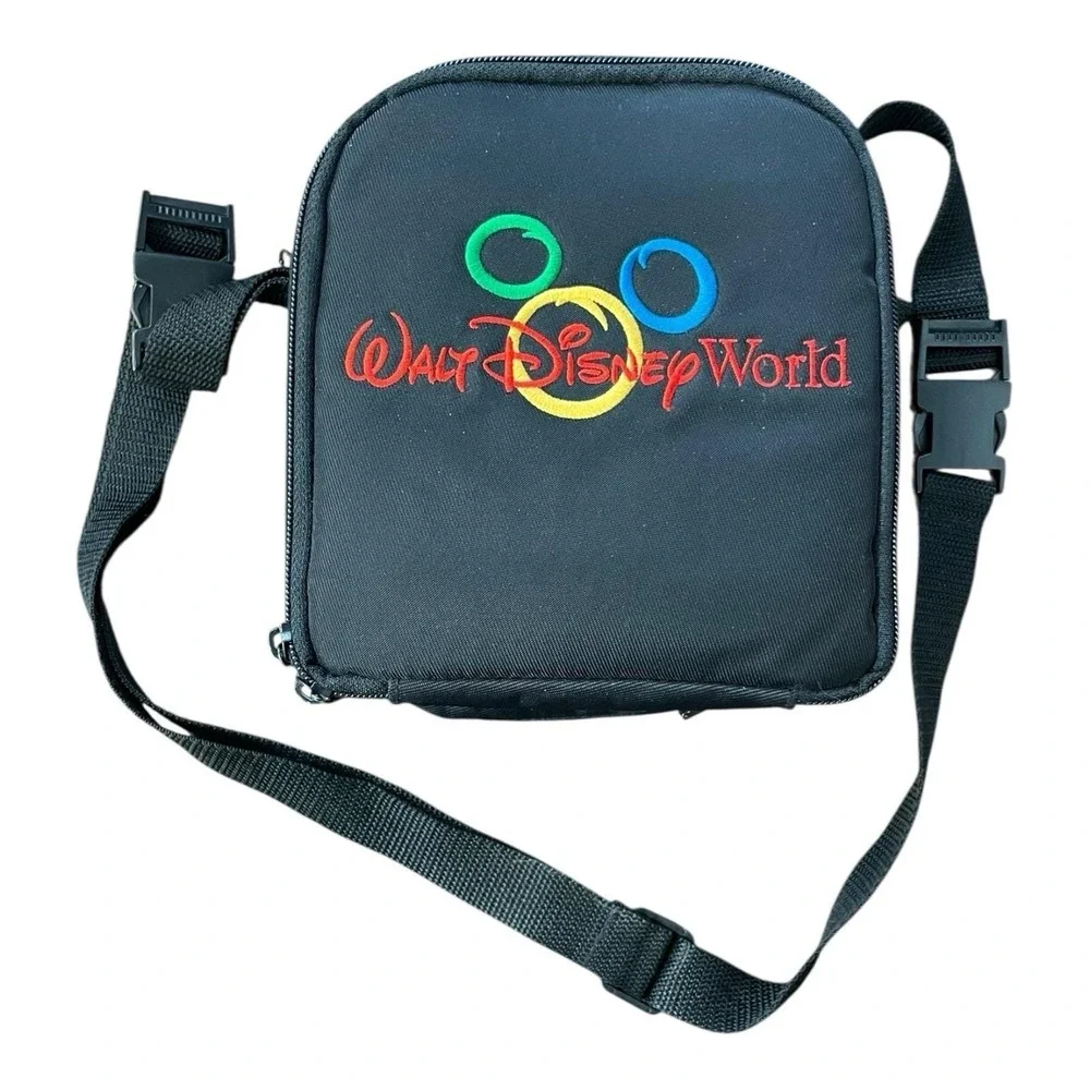 Walt Disney World Embroidered Graphics Adjustable Strap Portable CD DVD Case